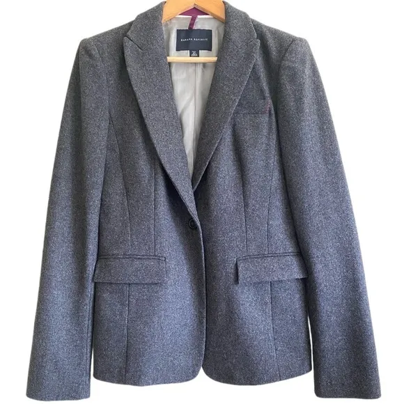 BANANA REPUBLIC Wool Blend Classic Structured Preppy Career Blazer Size 4T
