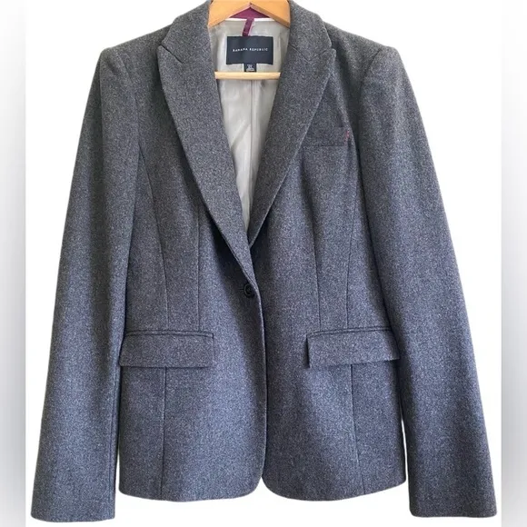 BANANA REPUBLIC Wool Blend Classic Structured Preppy Career Blazer Size 4T