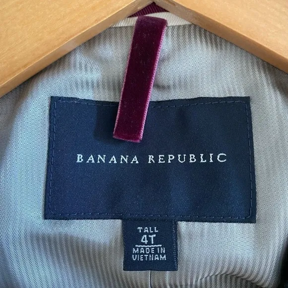 BANANA REPUBLIC Wool Blend Classic Structured Preppy Career Blazer Size 4T