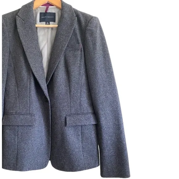 BANANA REPUBLIC Wool Blend Classic Structured Preppy Career Blazer Size 4T