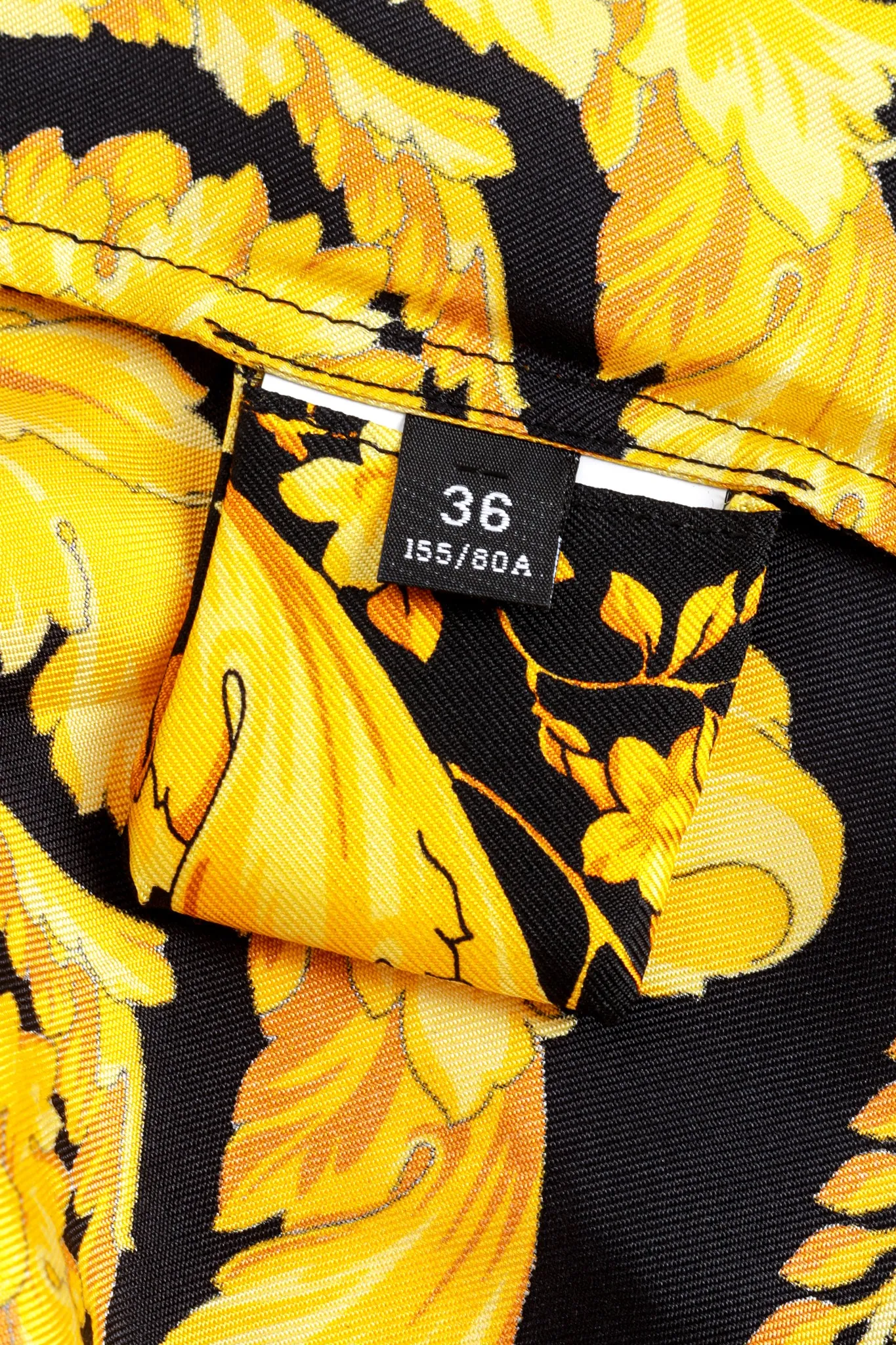 Baroque Crown Silk Button Up