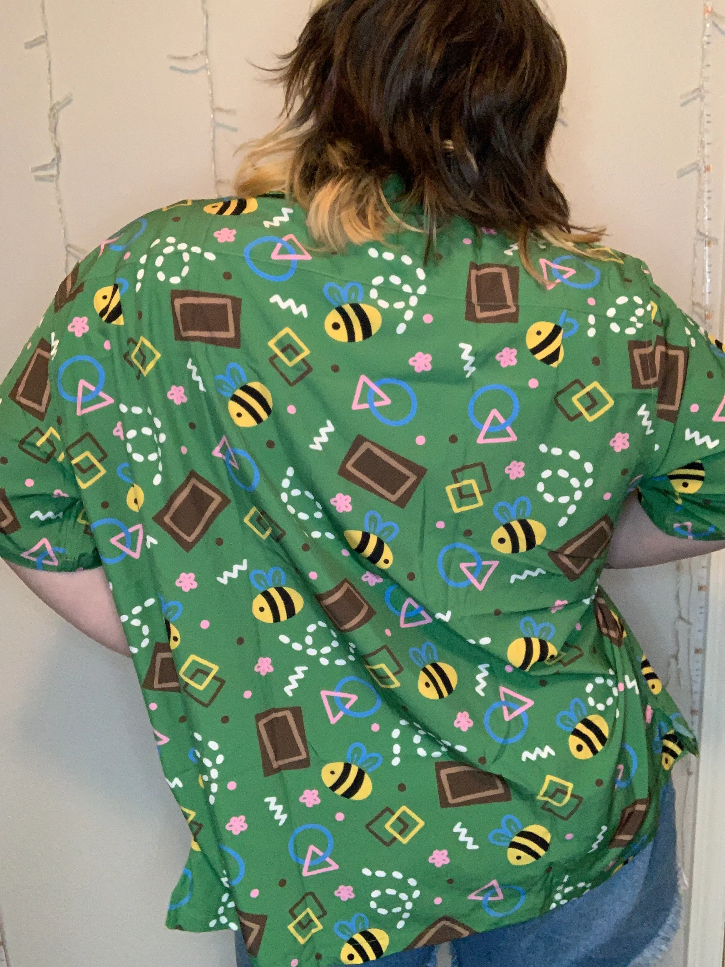 Bee Boy Inspired Arcade Carpet Button-Ups