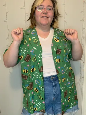 Bee Boy Inspired Arcade Carpet Button-Ups