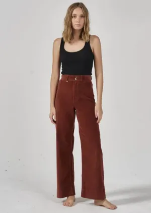 Belle Cord Pant Burnt Henna
