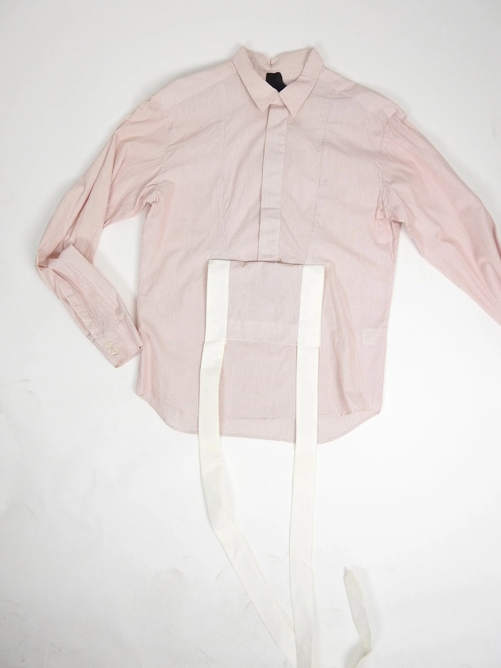 Bernhard Wilhelm SS’07 Suspender Shirt Red/White Large
