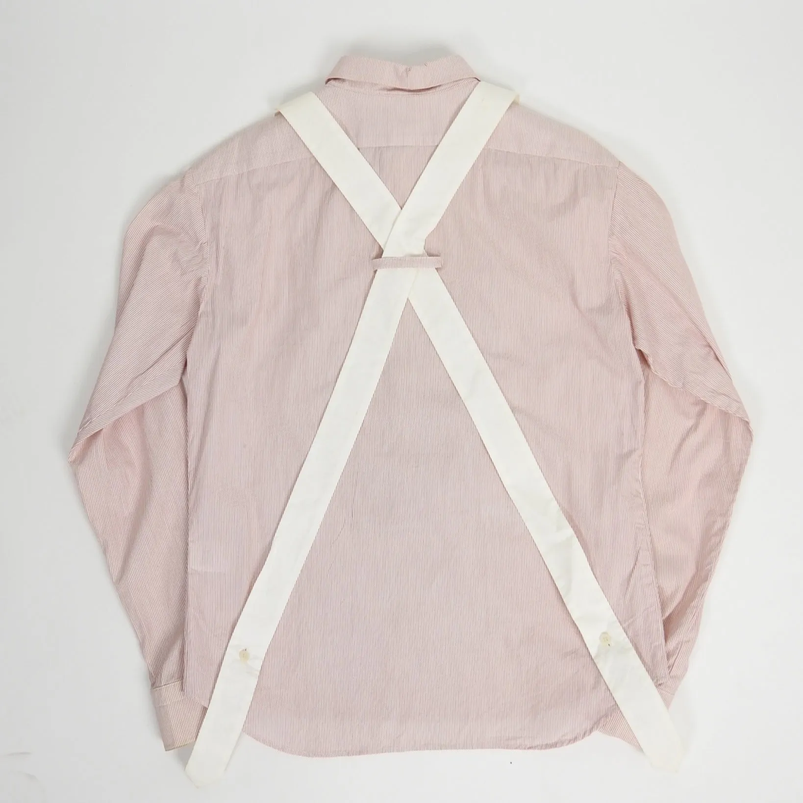 Bernhard Wilhelm SS’07 Suspender Shirt Red/White Large