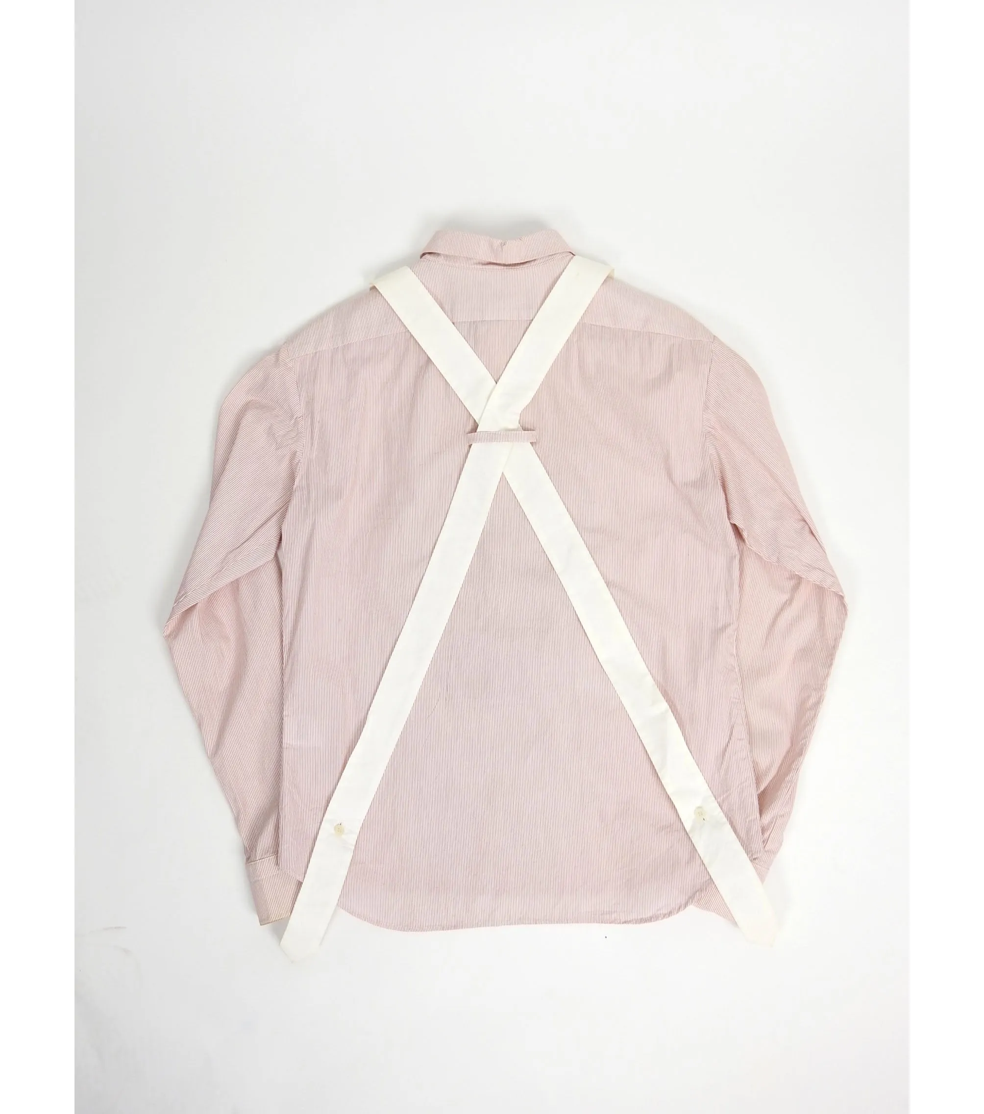 Bernhard Wilhelm SS’07 Suspender Shirt Red/White Large