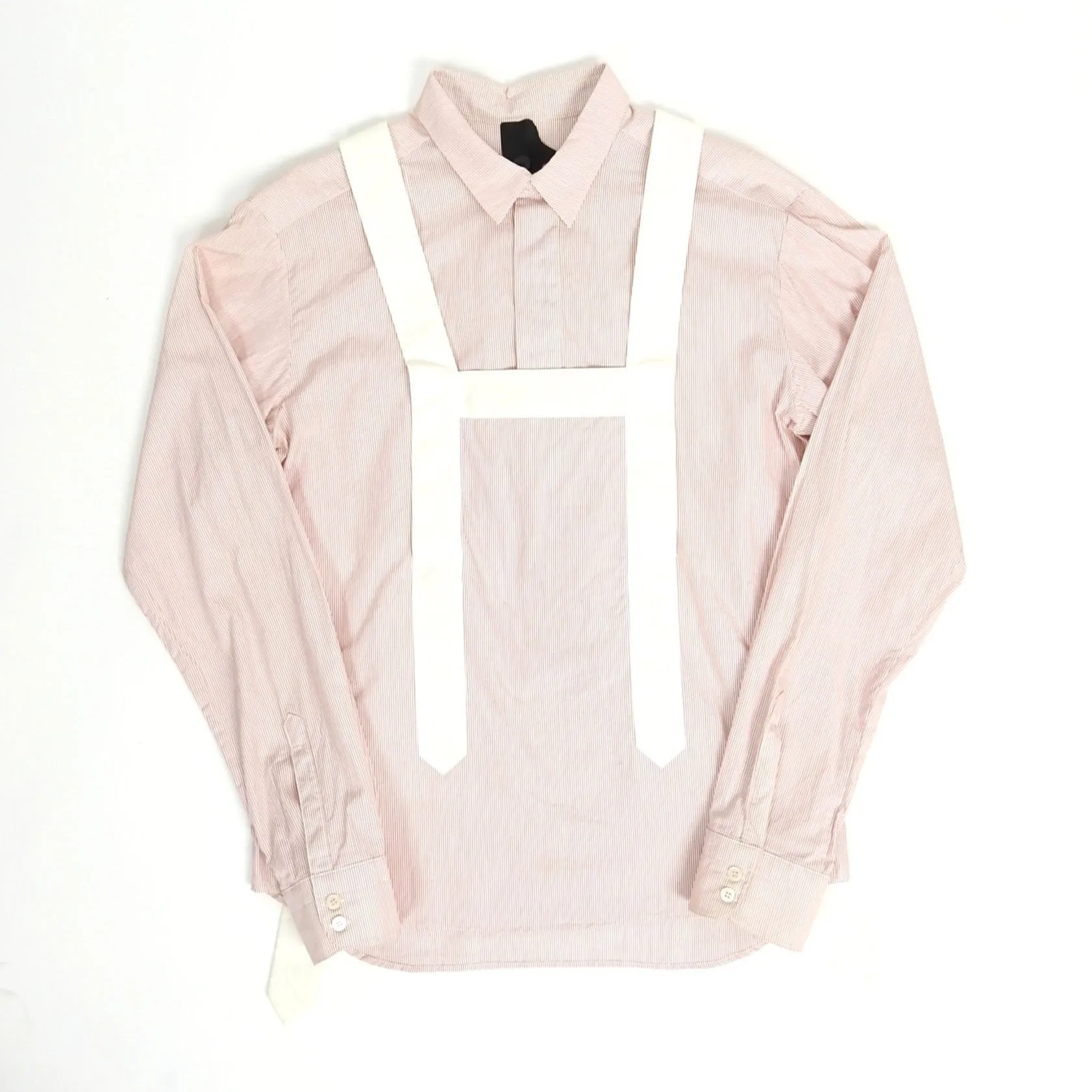 Bernhard Wilhelm SS’07 Suspender Shirt Red/White Large