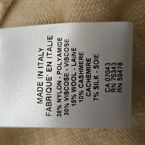 Bianco&amp;Blu Made In Italy NWT Sweater, size Large