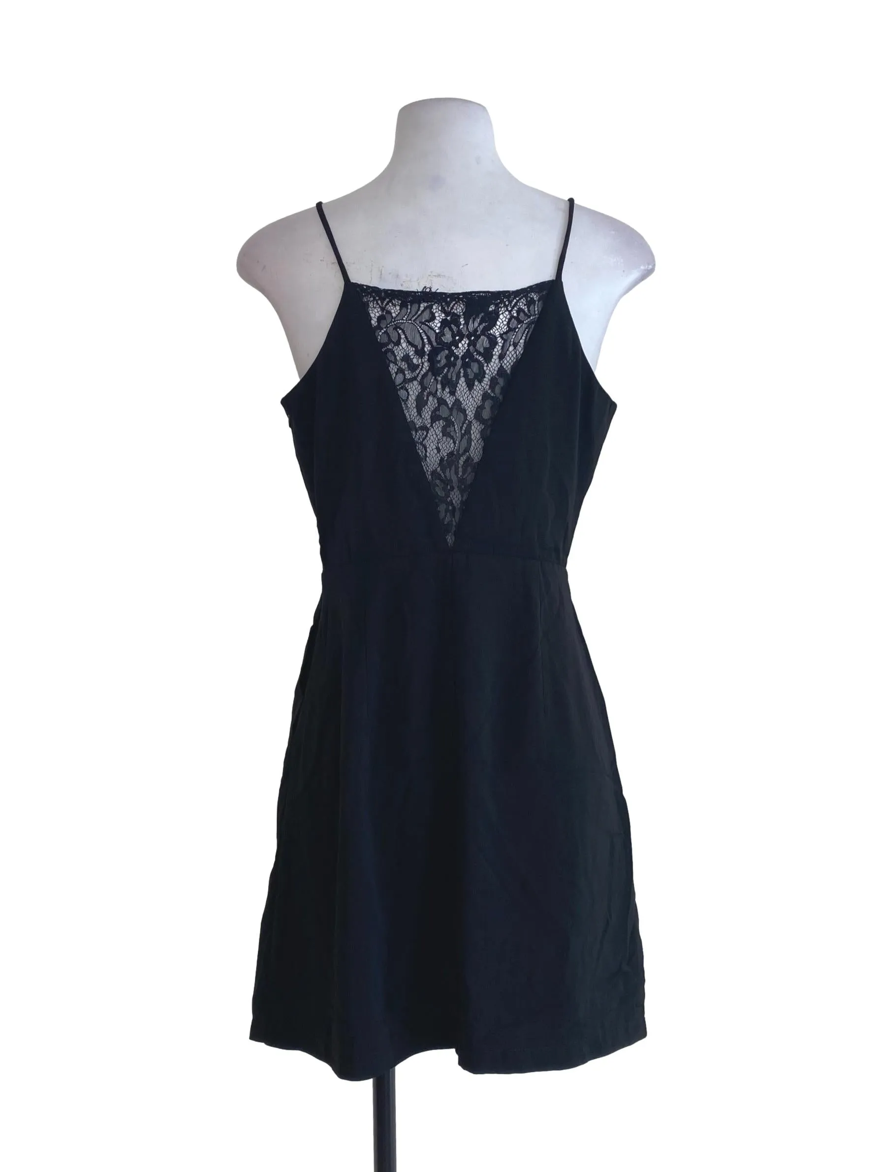 Black A Line Mini Dress