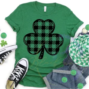 Black Plaid Clover