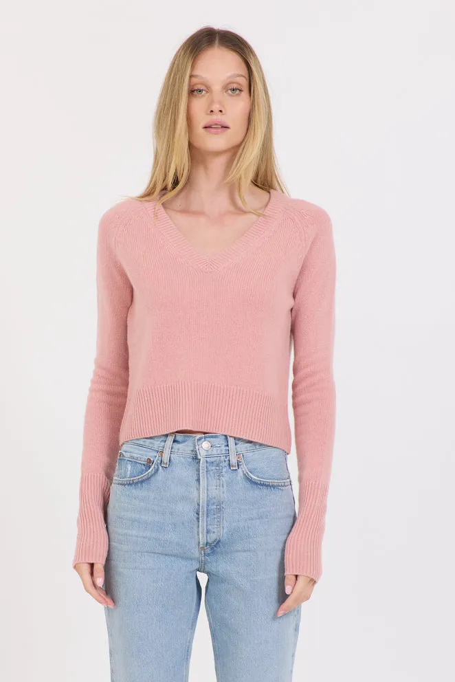 Blakely Cashmere V-Neck Sweater