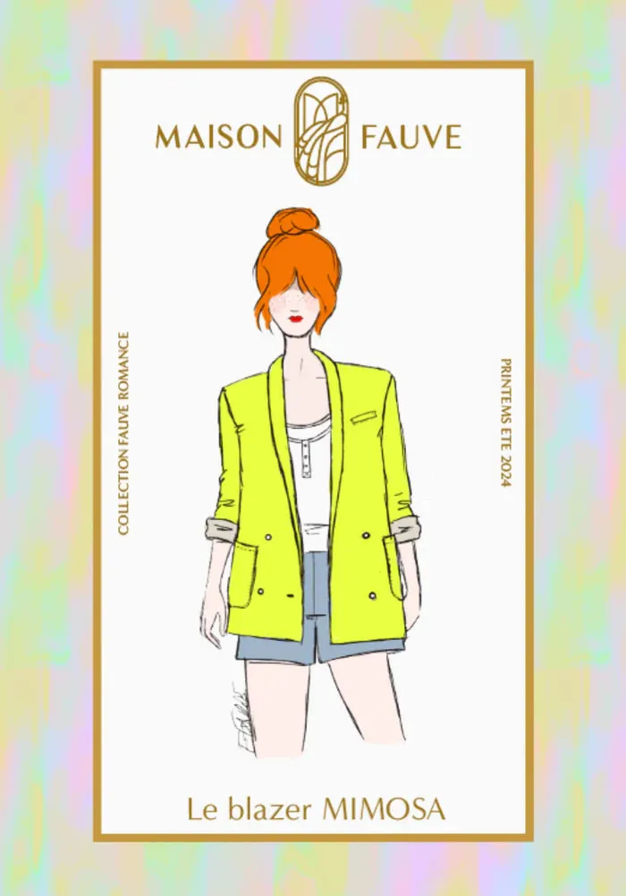 Blazer MIMOSA Patron de couture Pochette - MAISON FAUVE