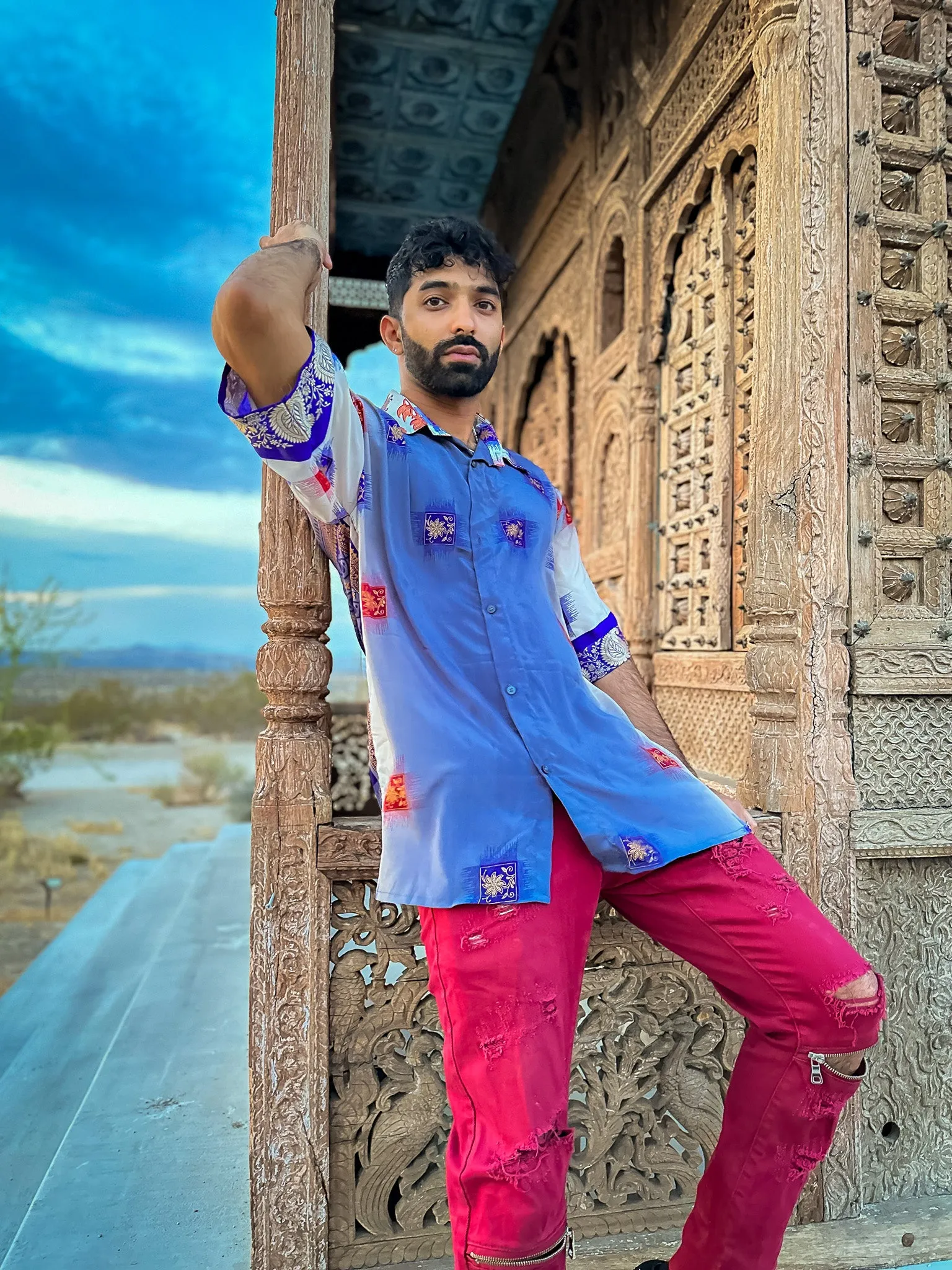 Blue Alchemy Button Up Shirt