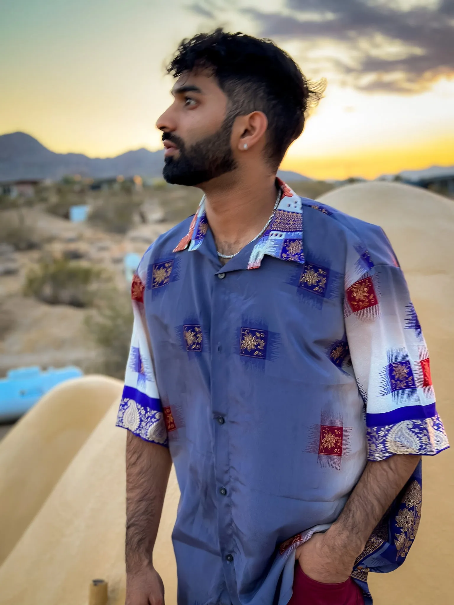 Blue Alchemy Button Up Shirt