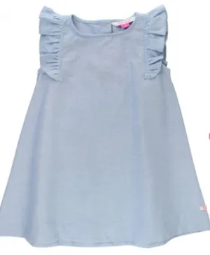 Blue Chambray Jumper Dress