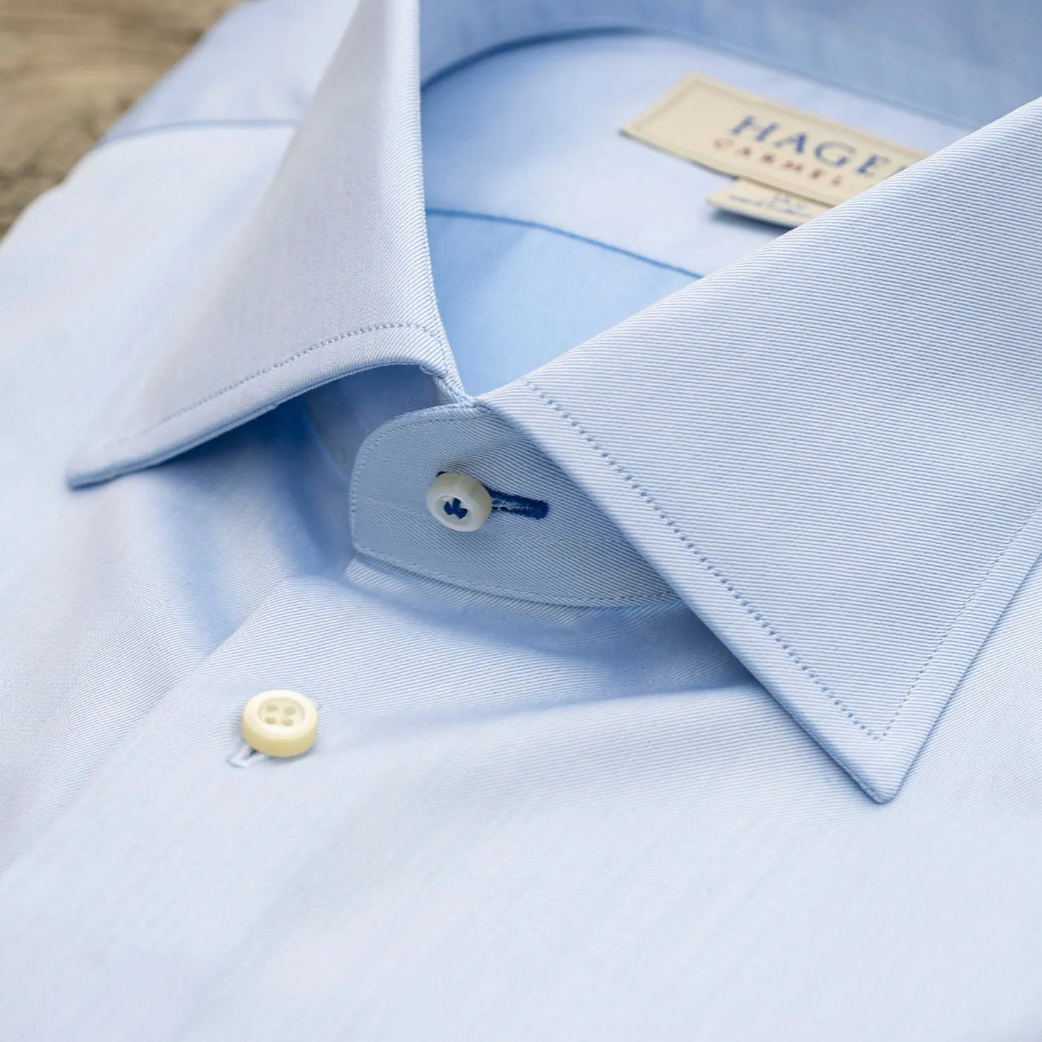Blue Super Fine Twill Dress Shirt