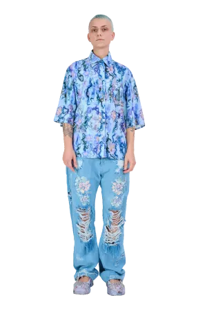 BLUE THORN MARKET BUTTON UP