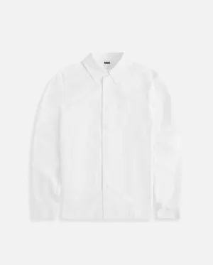 Breeze Poplin Button Up - White