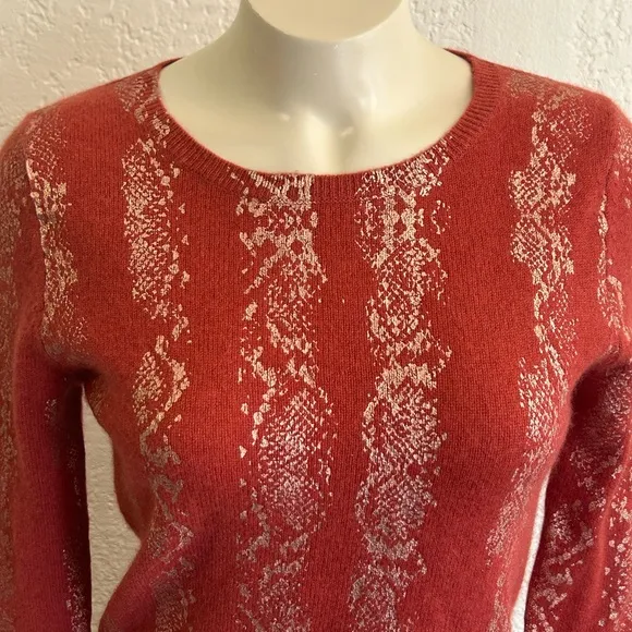 BRODIE 100% CASHMERE crew Neck Sweater XS