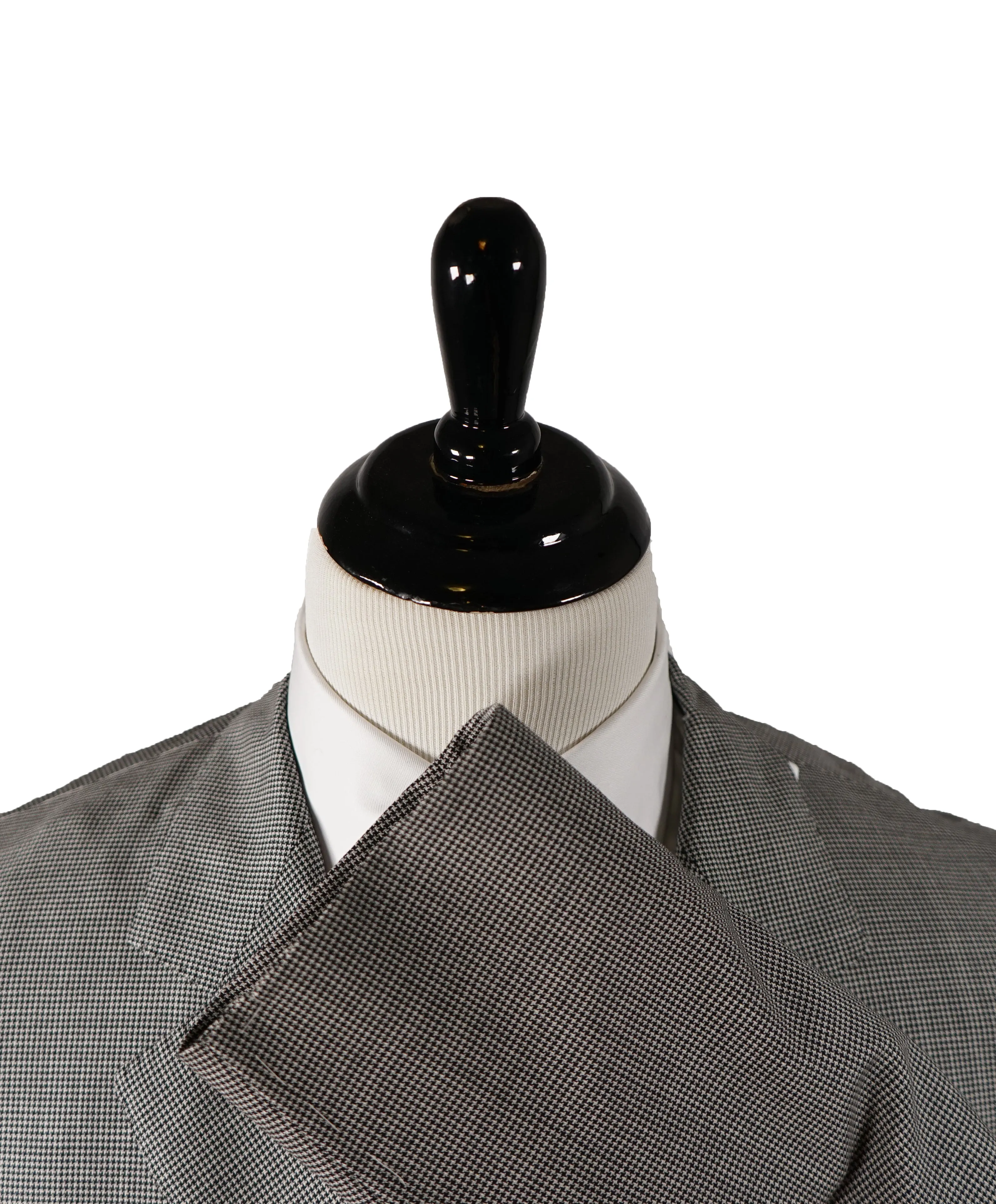 BRUNELLO CUCINELLI - Houndstooth 2-3 Button Roll Wool Blazer - 48R