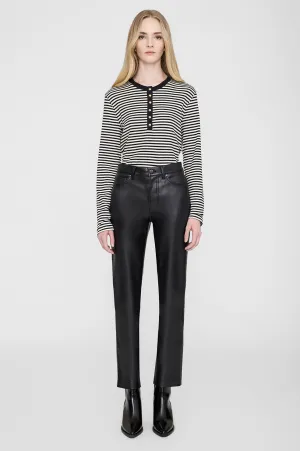 Bruno Pant - Black Recycled Leather