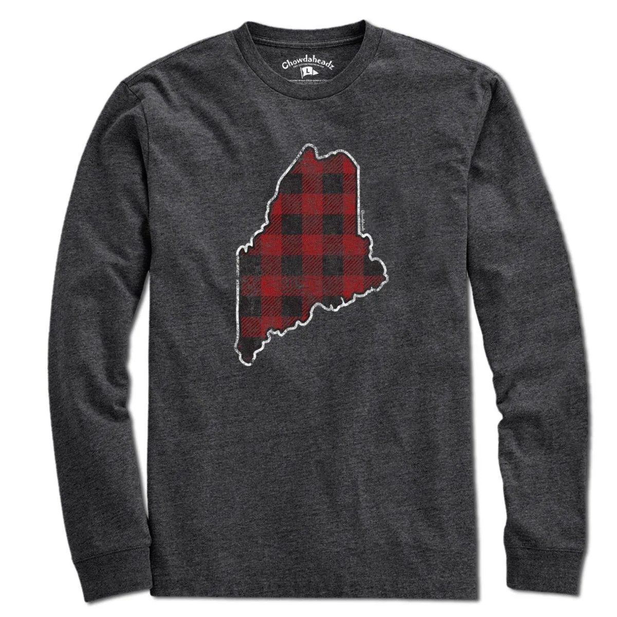 Buffalo Plaid Maine T-Shirt