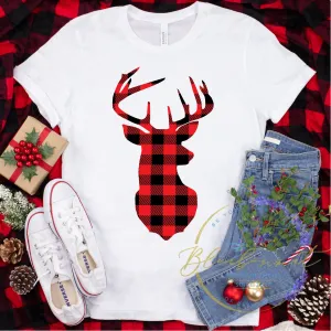 Buffalo Plaid Reindeer