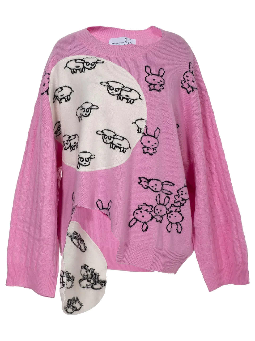 Bunnies & Sheep Cashmere Sweater