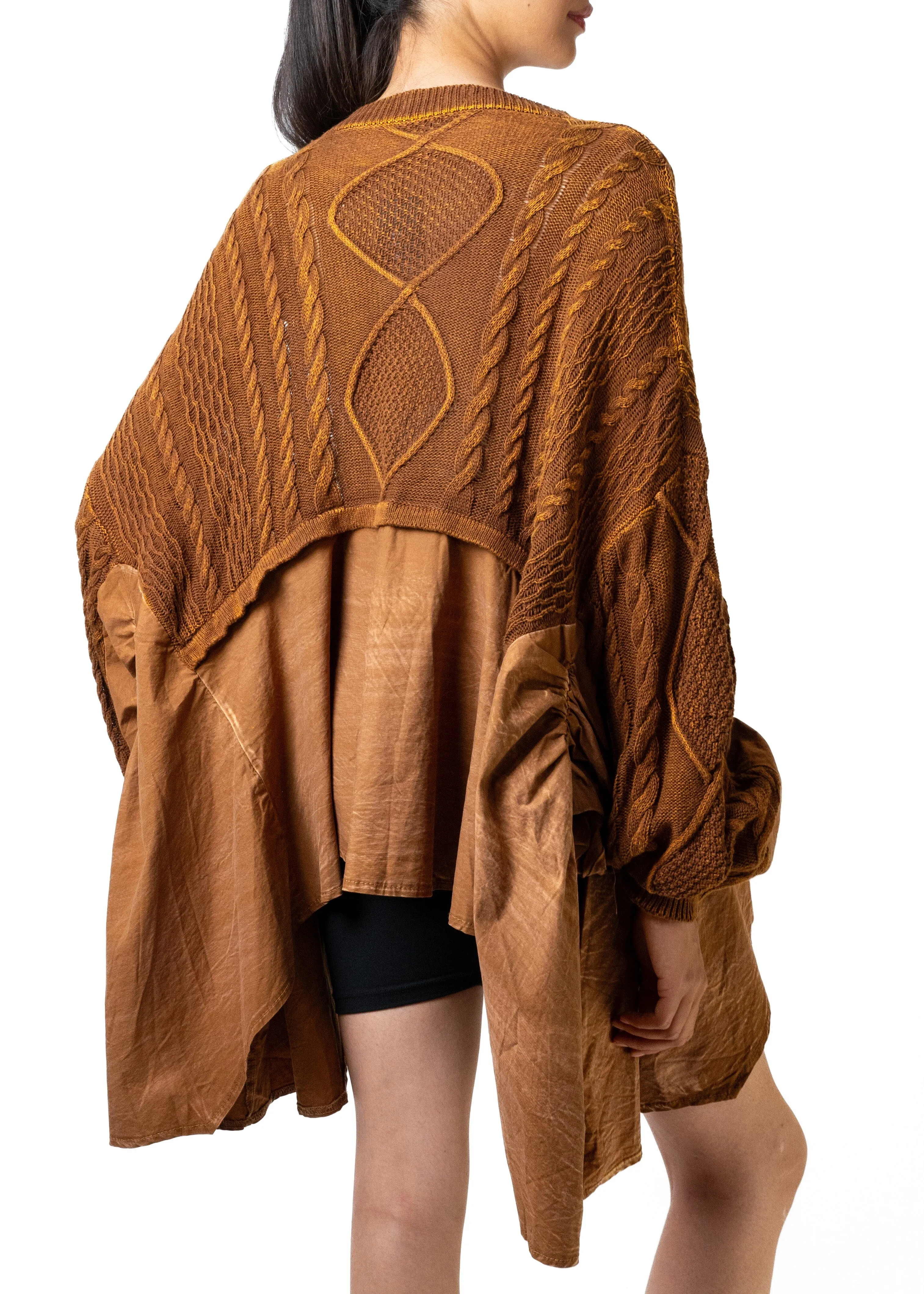 Cable Knit Batwing Sweater