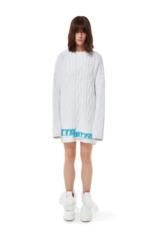 Cable-knit sweater