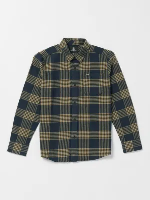Caden Plaid Shirt - NAVY - (KINDER)