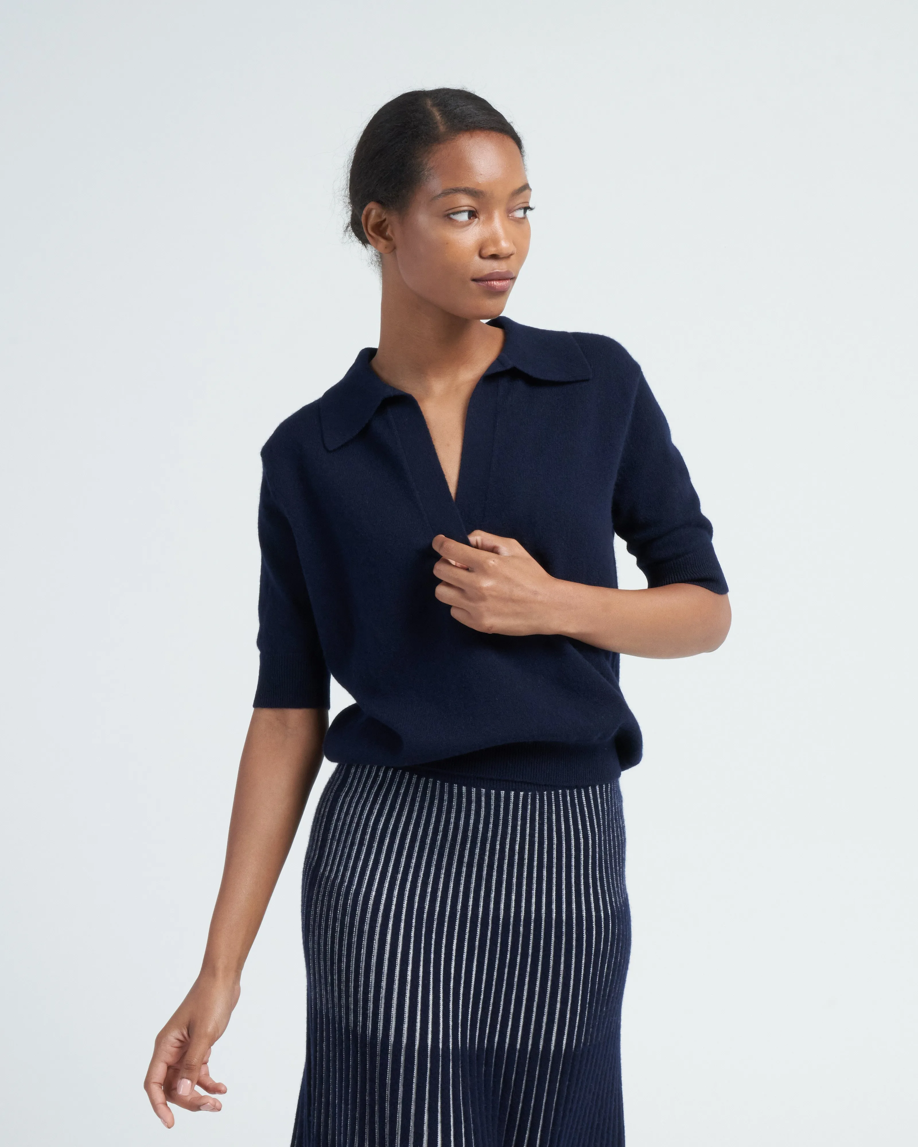 carina sweater - navy