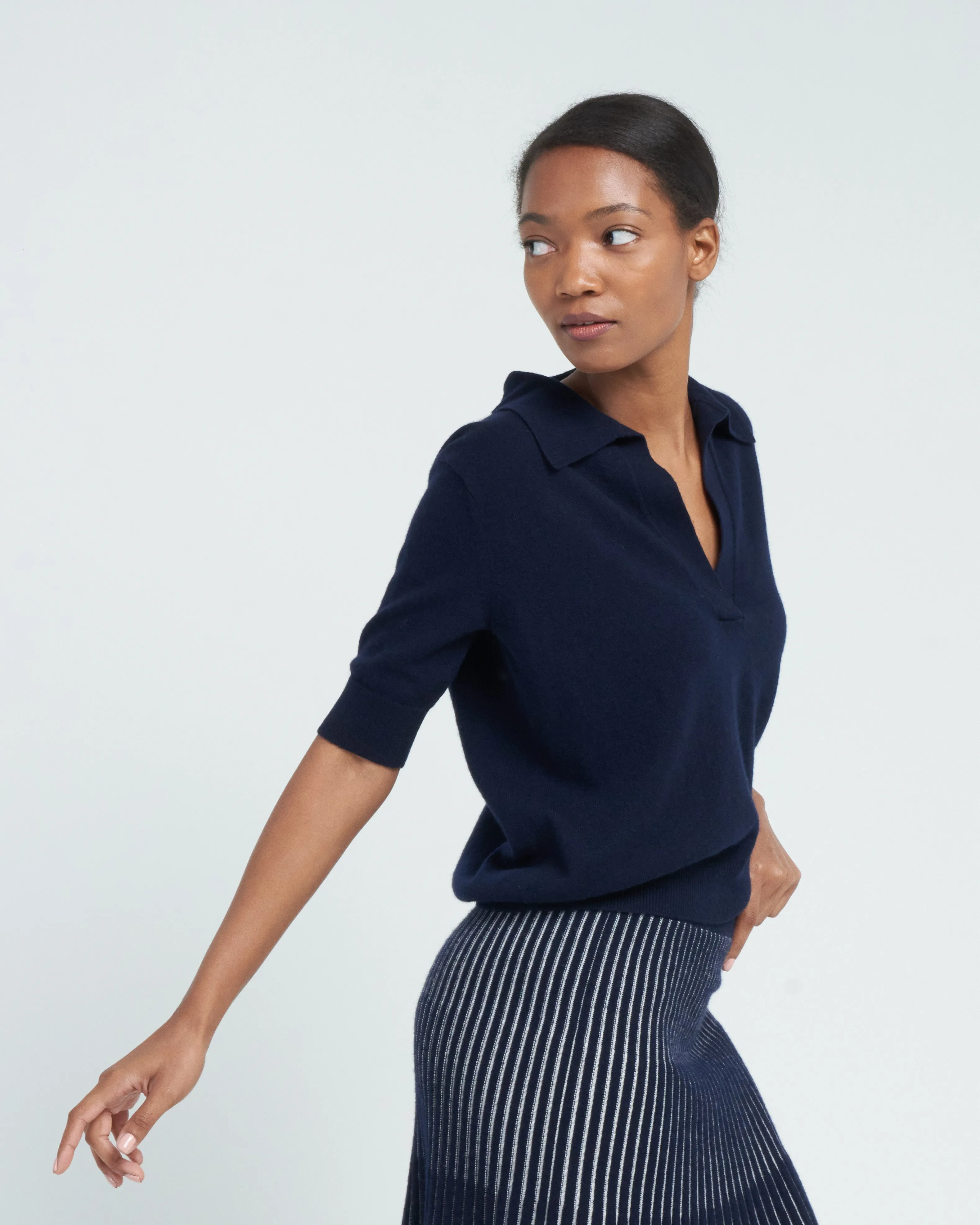 carina sweater - navy