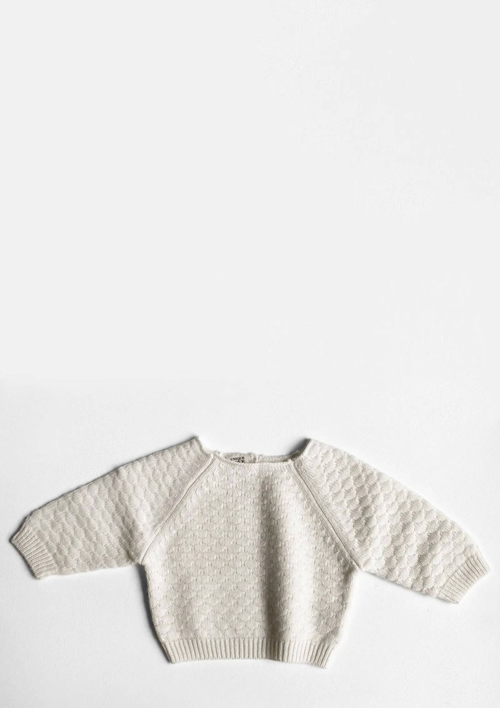 Cashmere Baby Sweater creme