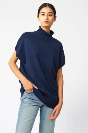 Cashmere Funnelneck - Navy