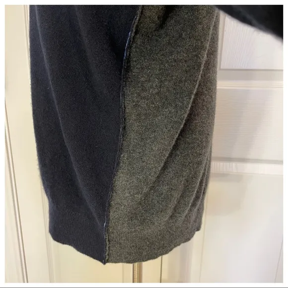 Cashmere! J Brand cashmere v-neck color block sweater