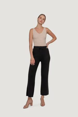 Cashmere Ribbed Pant