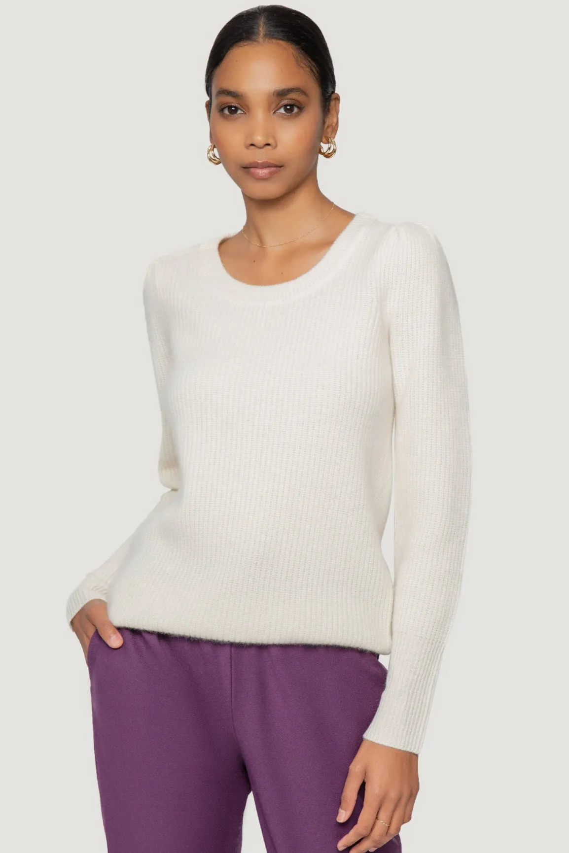 Cashmere Ribbed Sweater