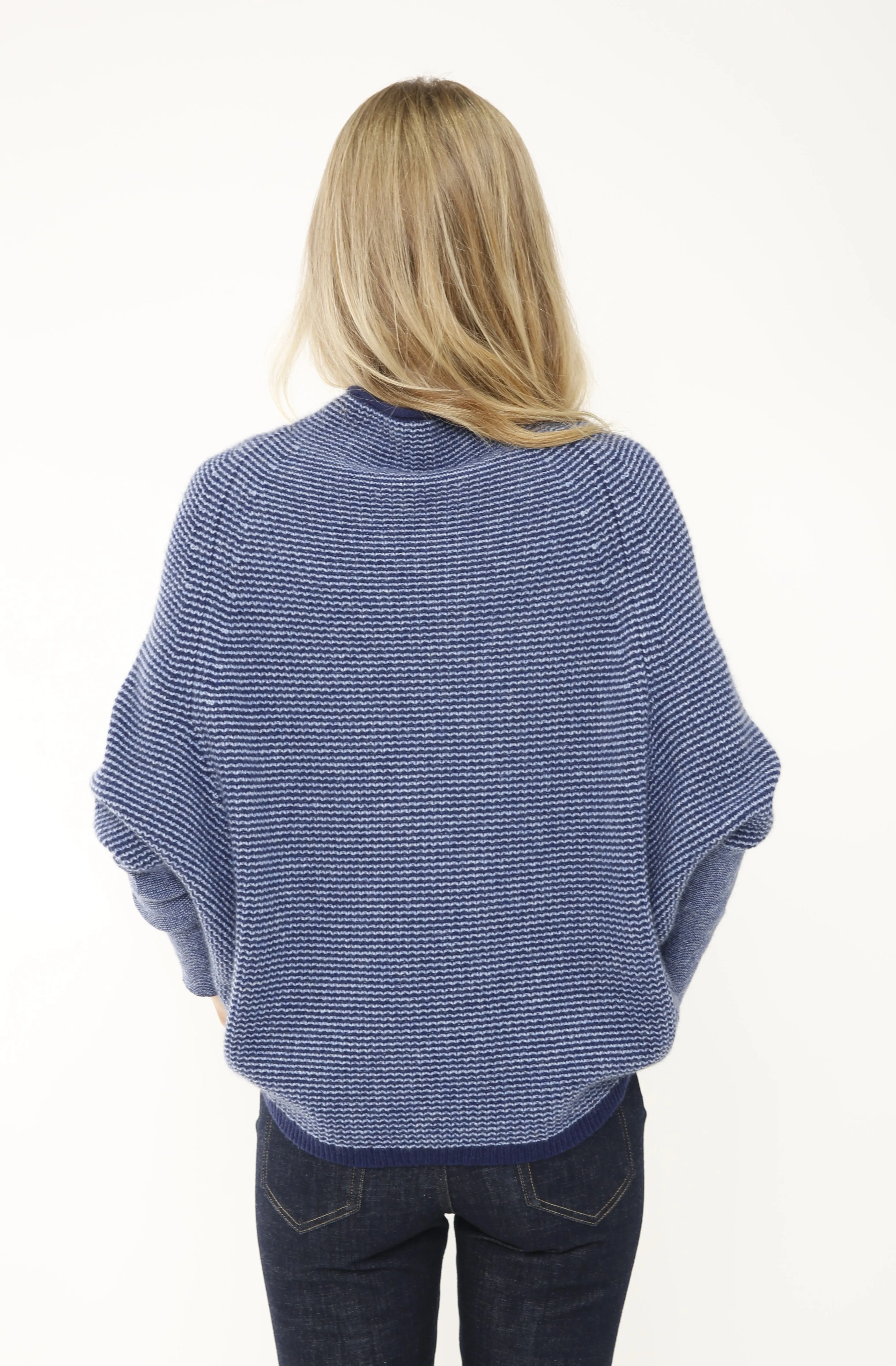 Cashmere Wool Long Sleeve Dolman Pullover