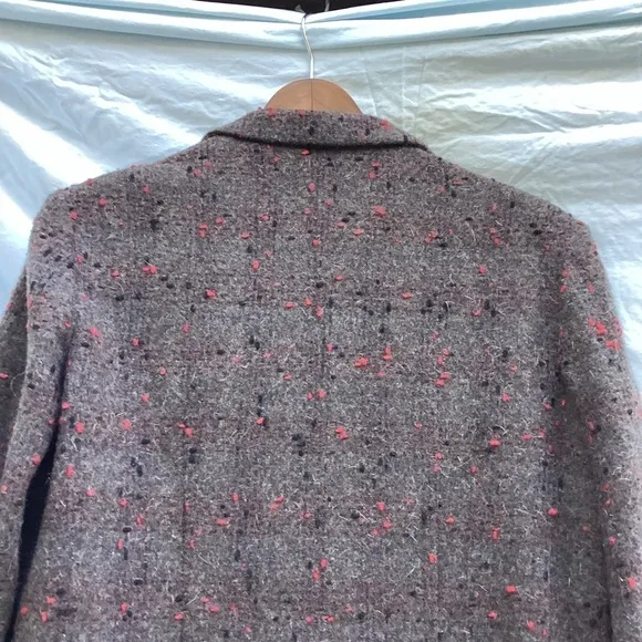Cassidy brown vintage academia blazer with wool/angola blend, size 8