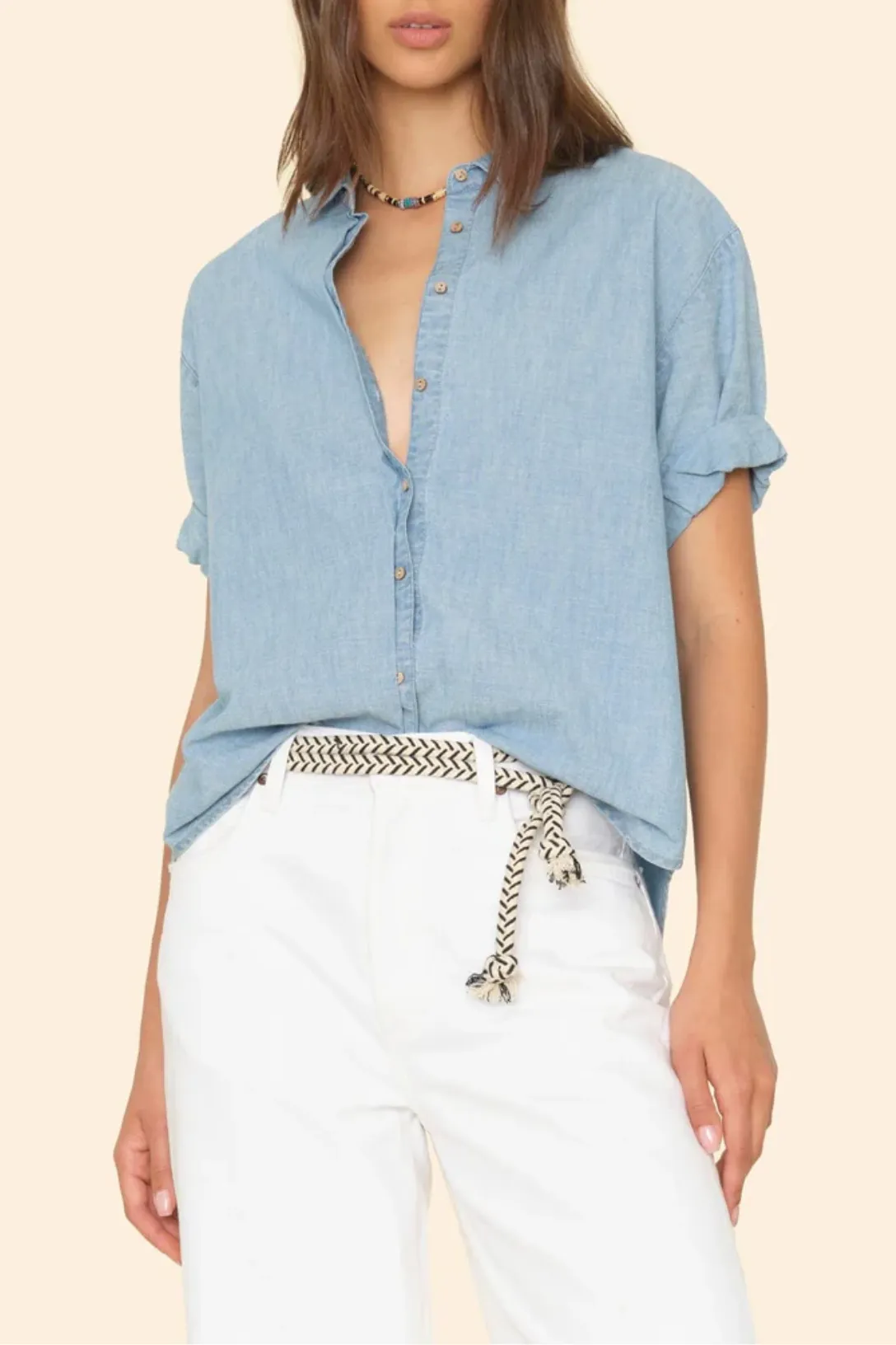Channing Shirt | Dusty Blue