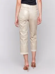 Charlie B-Foil Cuff Straight Leg