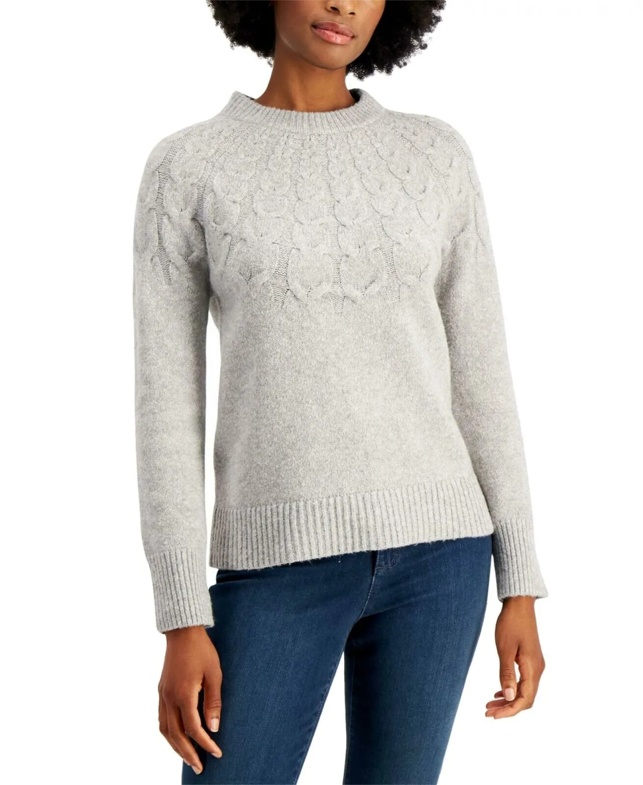 Charter Club Women's Pullover Cable Knit Sweater