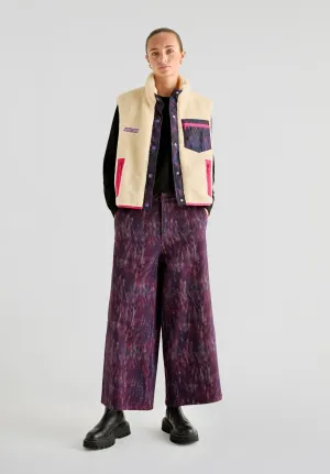 CHINO WIDE PRINT PANT
