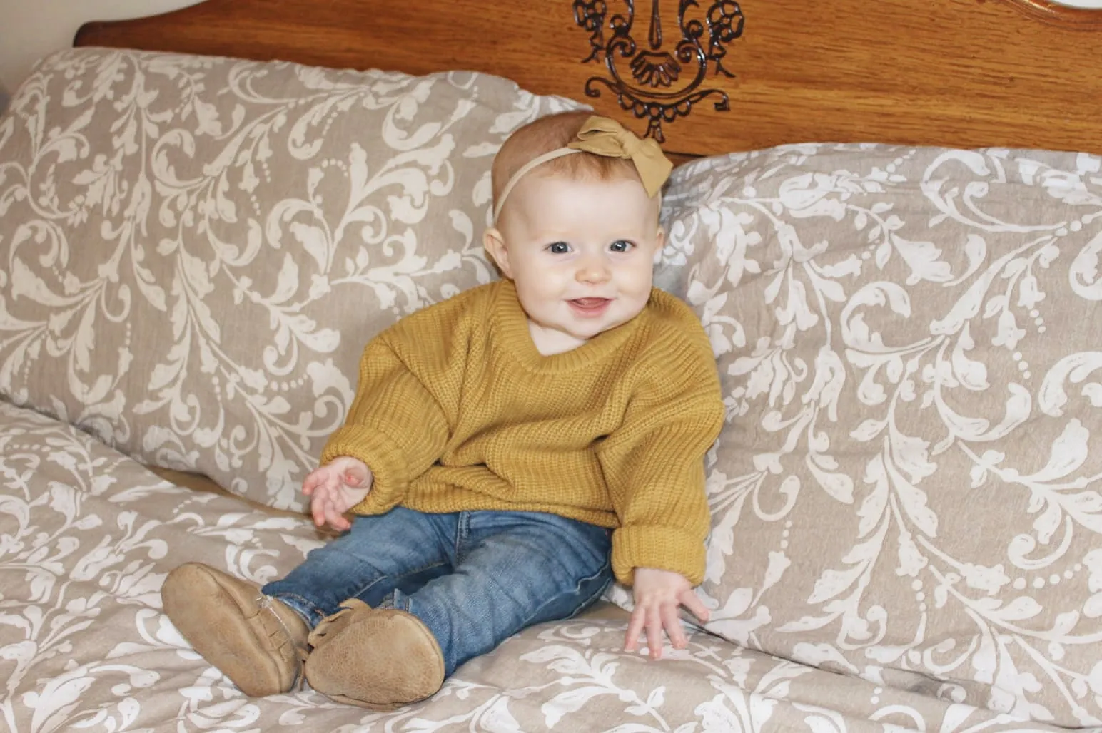 Chunky Knit Sweater | Mustard