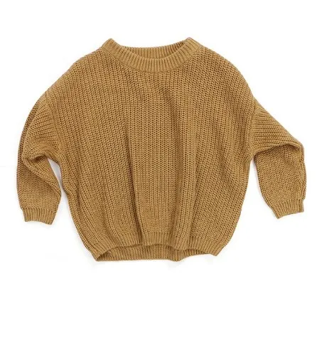 Chunky Knit Sweater | Mustard