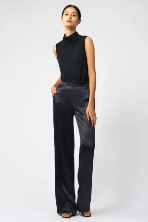 Classic Silk Trouser - Black