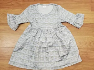 Classical Print Dress