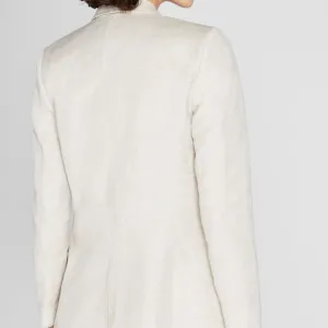 Club Monaco white wool women’s blazer size 2